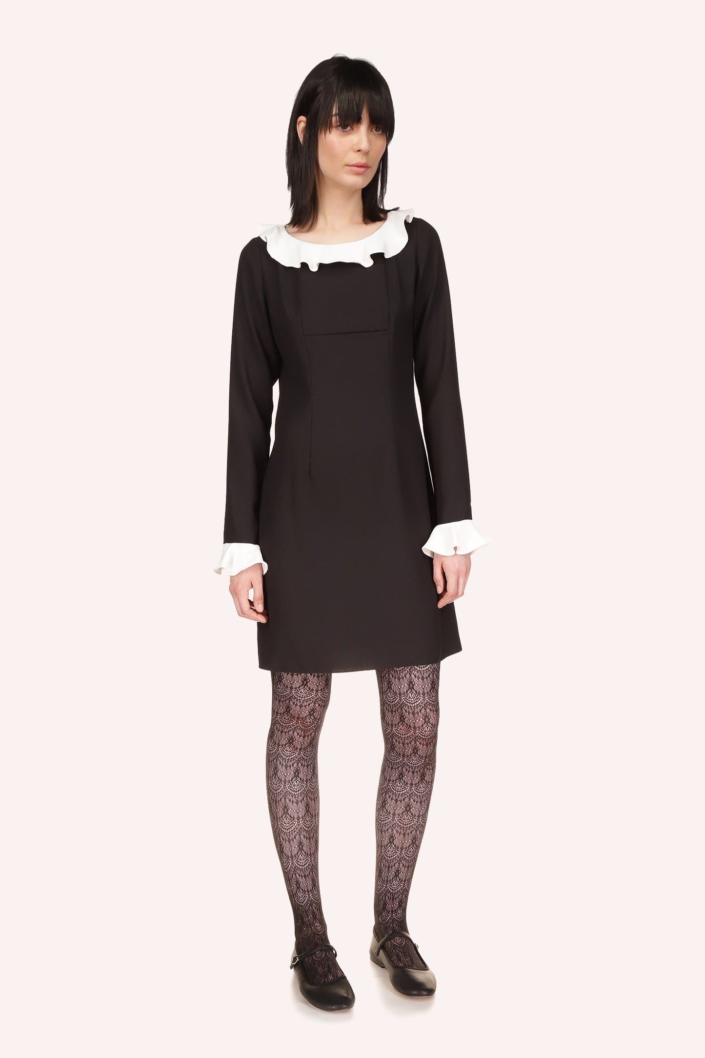 Anna Sui Combo Crepe Dress