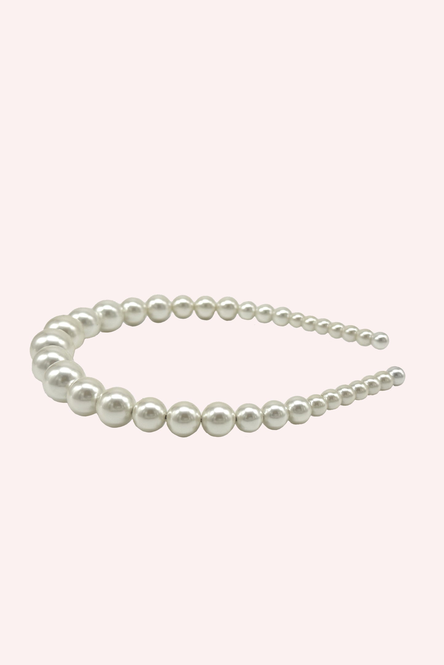 Anna Sui String of Pearls Headband Ivory