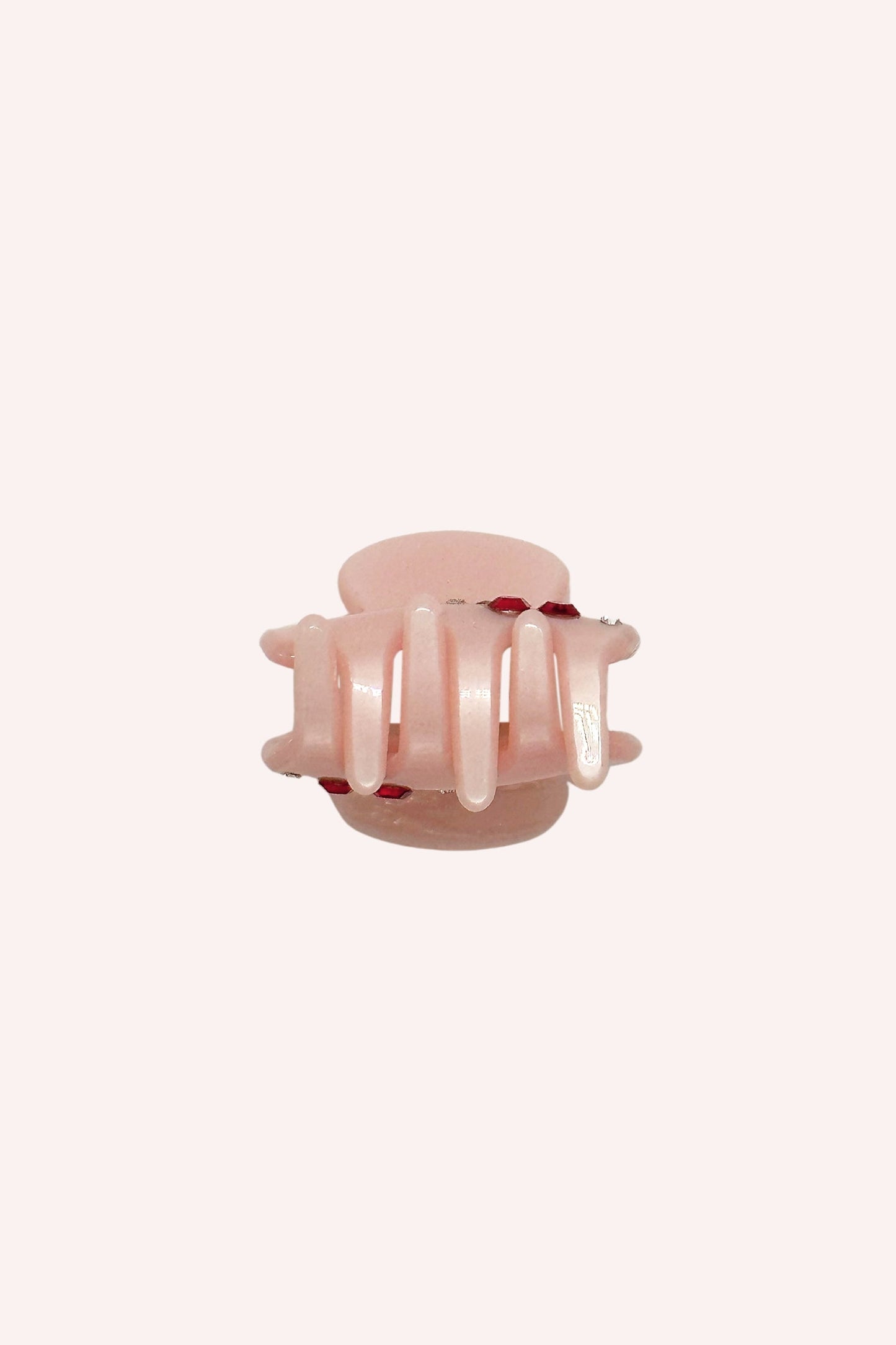 Anna Sui Pink Sweet Baby Cherries Mini Crystal Clip