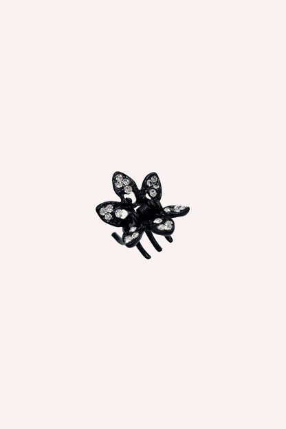 Anna Sui Baby Flower Crystal Jaw Clip