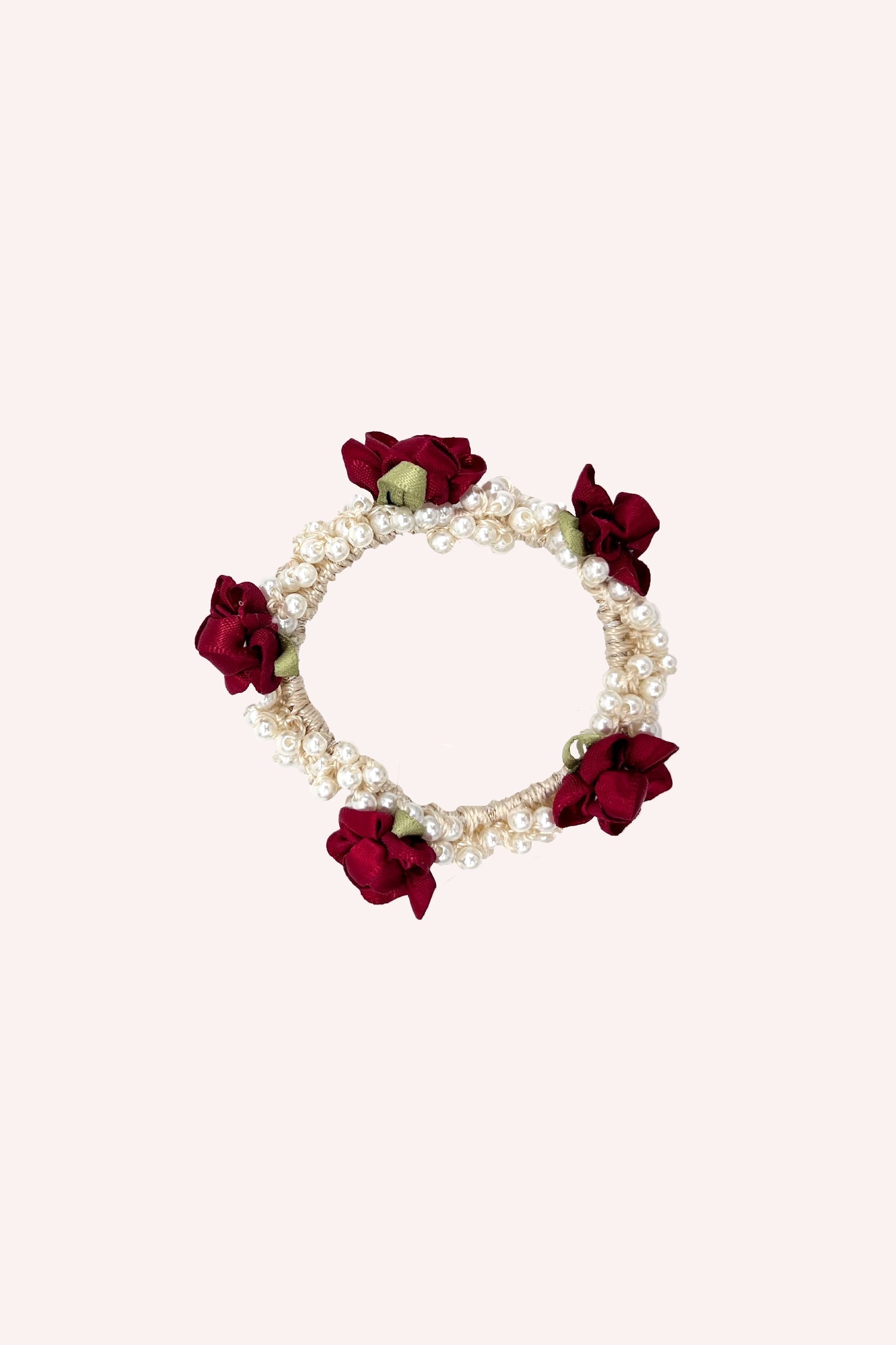 Anna Sui Roses and Pearls Scrunchie