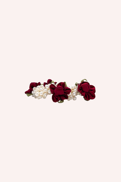 Anna Sui Roses and Pearls Scrunchie