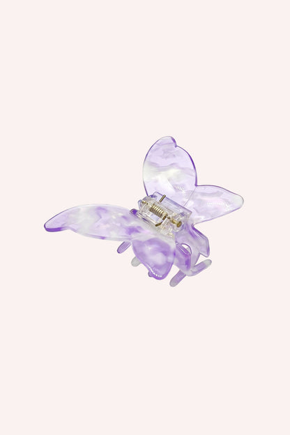 Anna Sui Large Gemstone Butterfly Jaw Clip - Lavender