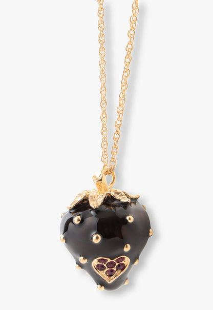 Anna Sui Midnight Strawberry Necklace