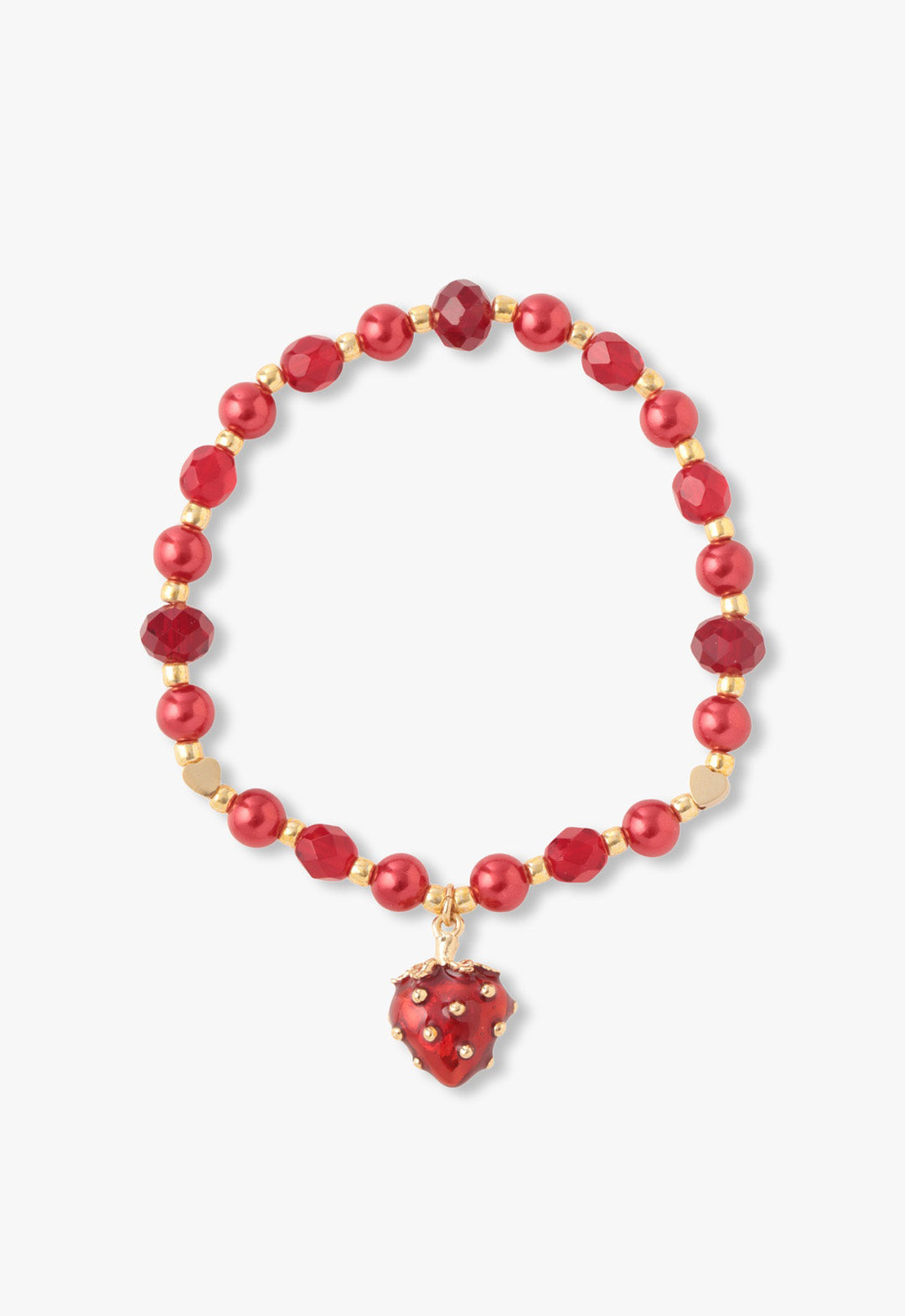 Anna Sui Sweet Strawberry Charm Bracelet
