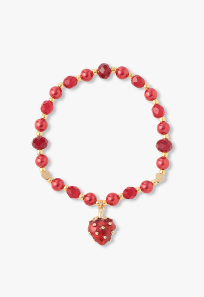 Anna Sui Sweet Strawberry Charm Bracelet