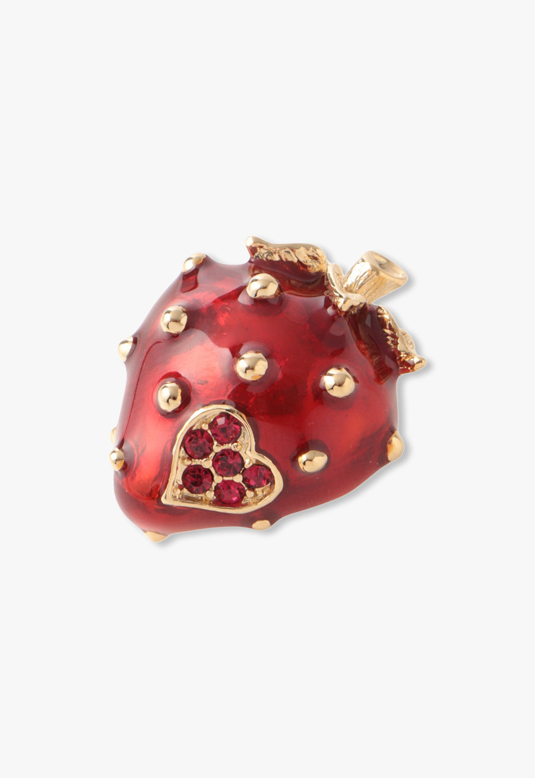 Anna Sui Strawberry Stud Earrings