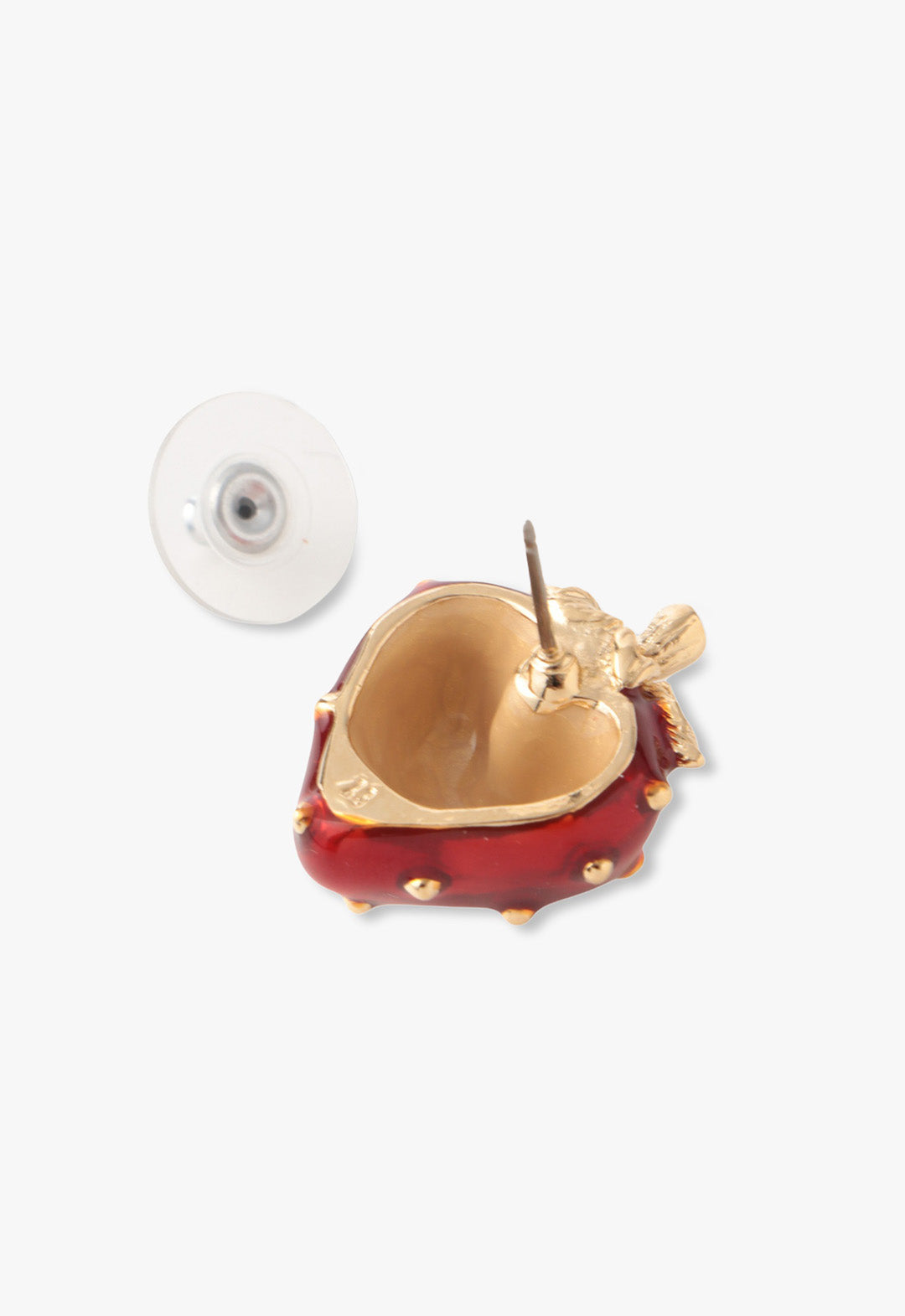 Anna Sui Strawberry Stud Earrings