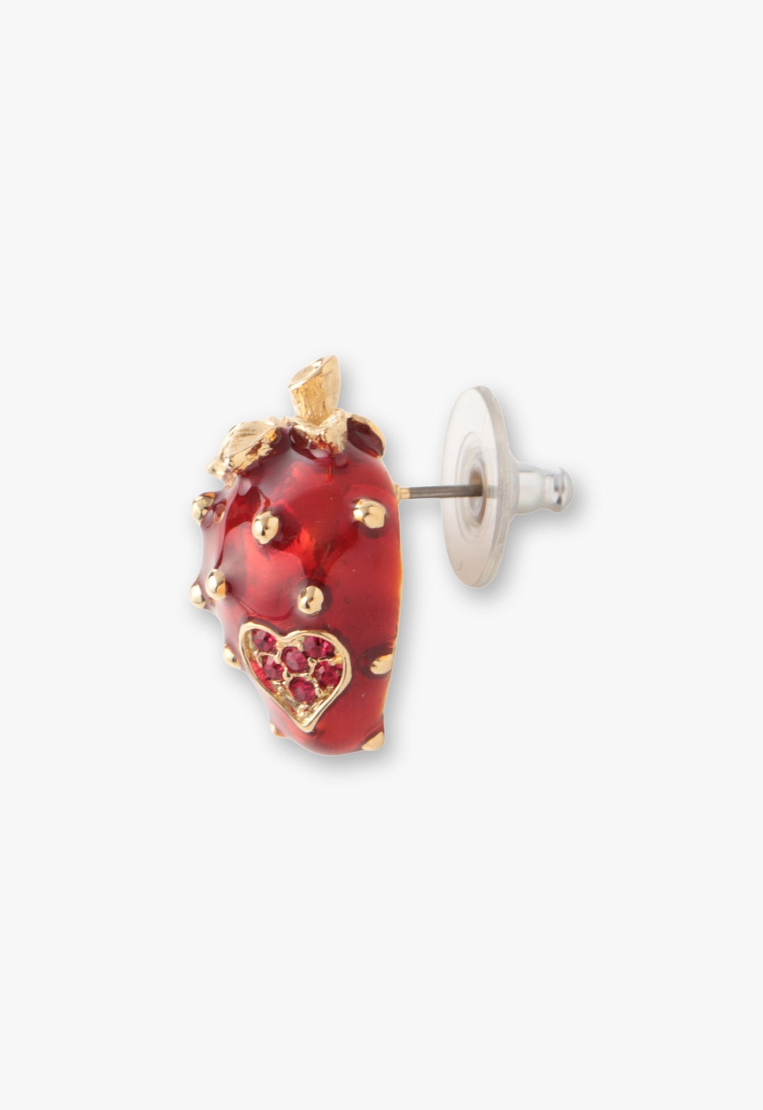 Anna Sui Strawberry Stud Earrings
