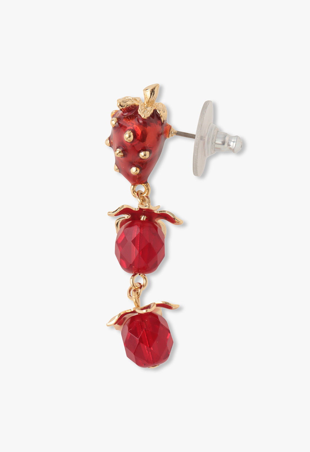 Anna Sui Strawberry Delight Dangling Earrings