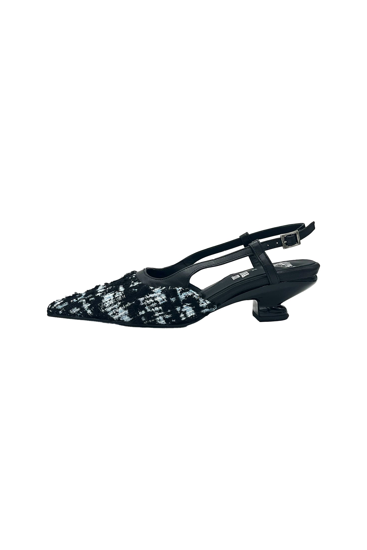 Anna Sui John Fluevog x Anna Sui Tweed Slingback
