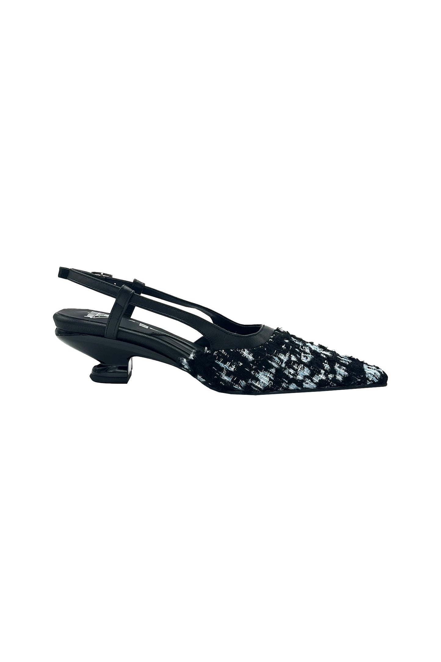 Anna Sui John Fluevog x Anna Sui Tweed Slingback
