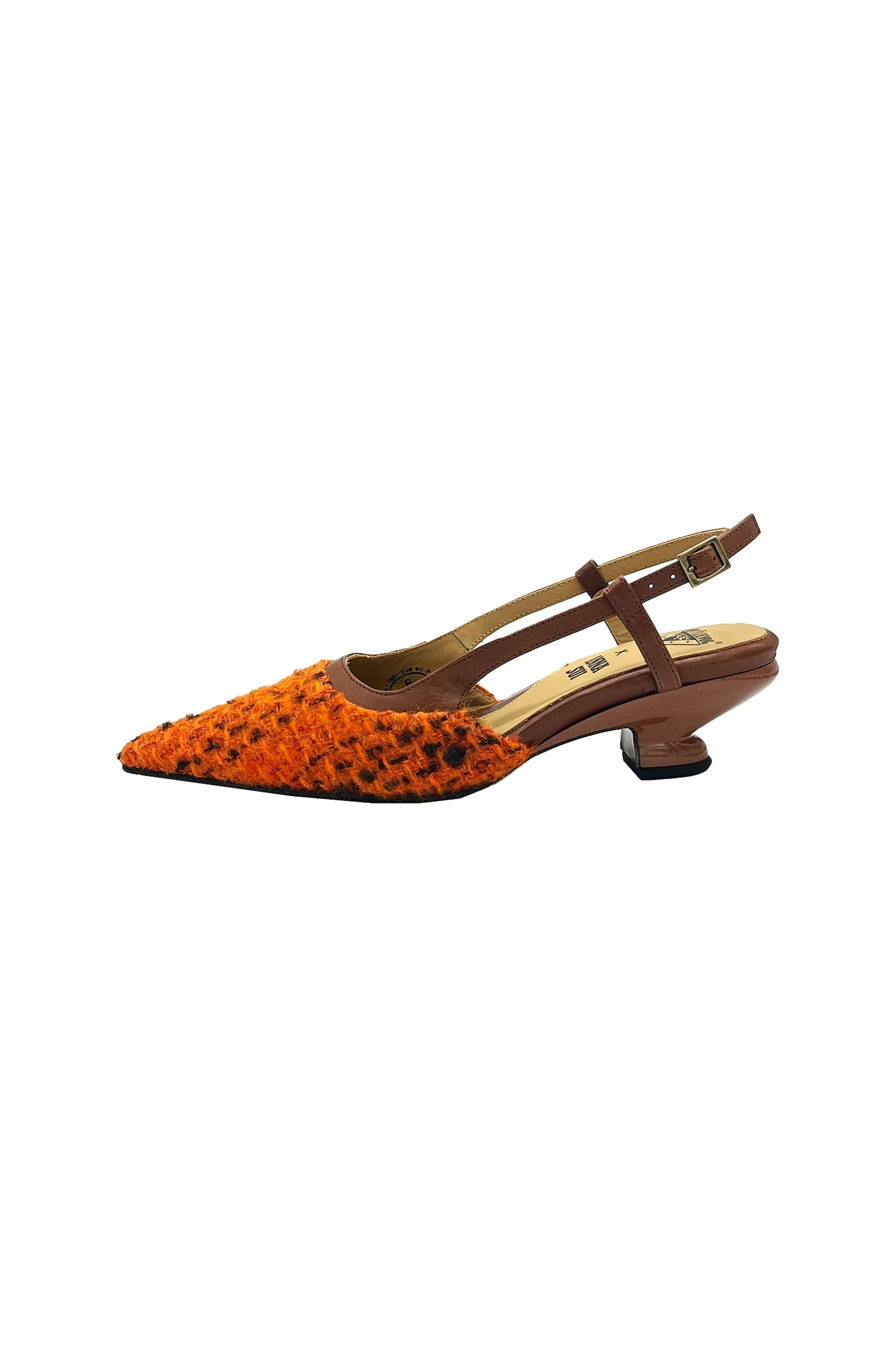 Anna Sui John Fluevog x Anna Sui Marmalade Tweed Slingback