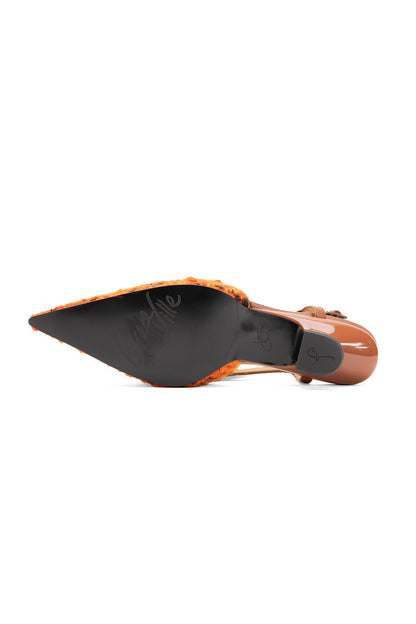 Anna Sui John Fluevog x Anna Sui Marmalade Tweed Slingback