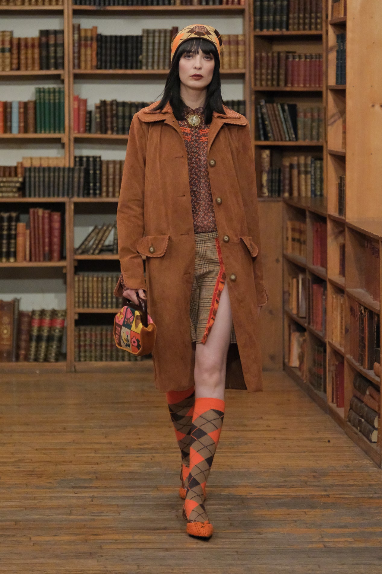 Anna Sui John Fluevog x Anna Sui Marmalade Tweed Slingback