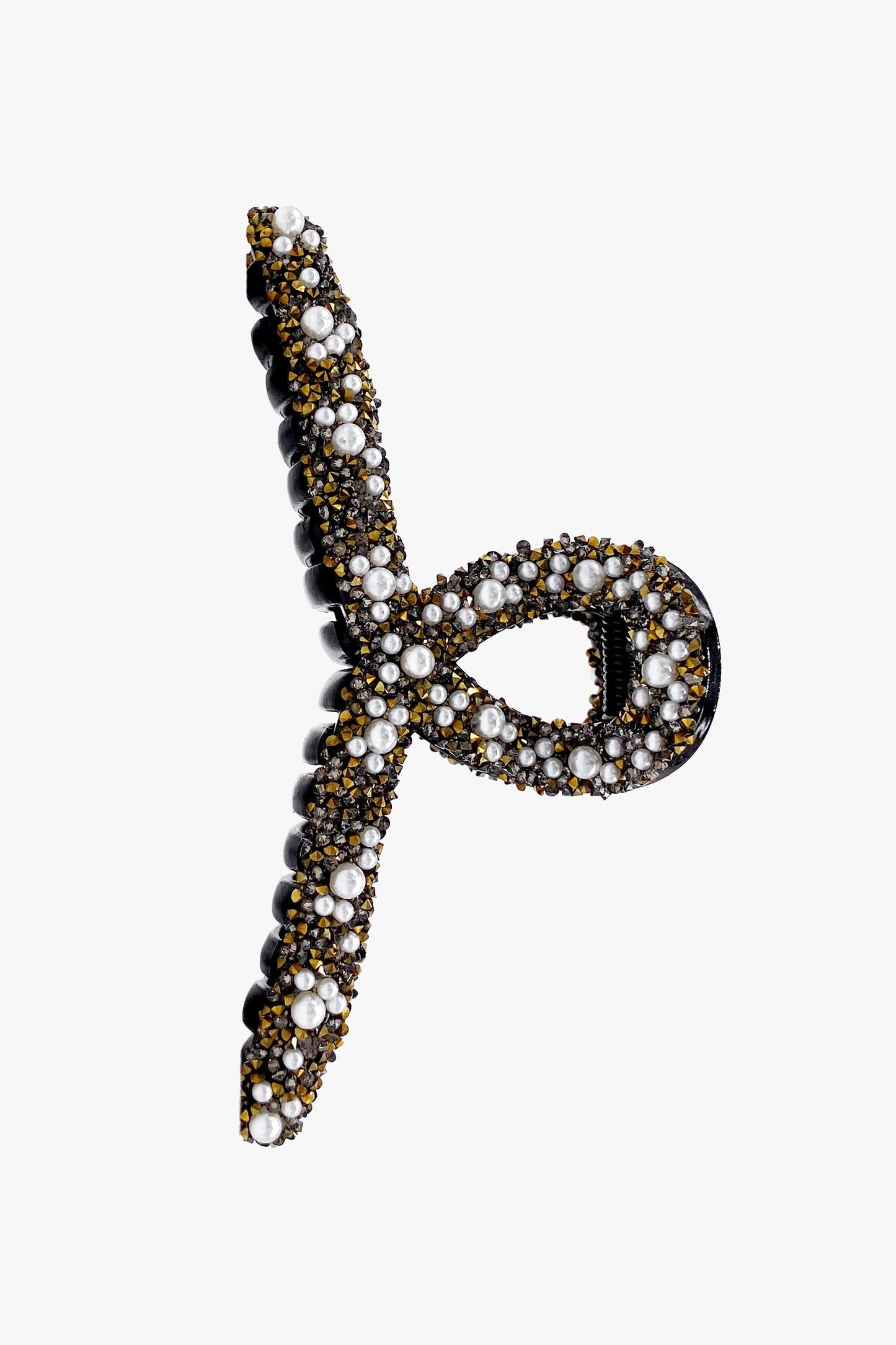 Anna Sui Large Jewel French Pearl Jaw Clip