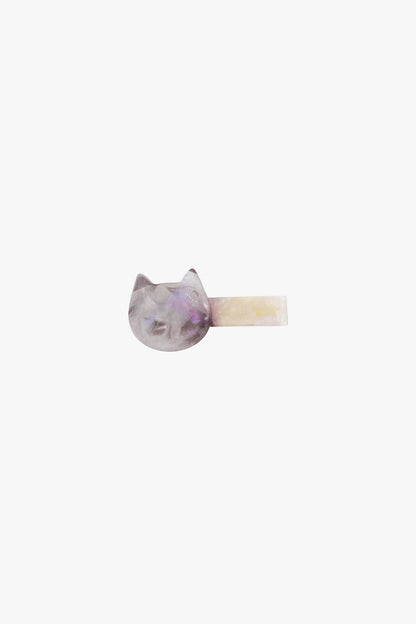 Anna Sui Kitten Side Clips - Amethyst