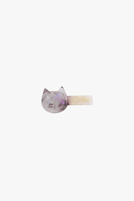 Anna Sui Kitten Side Clips - Amethyst