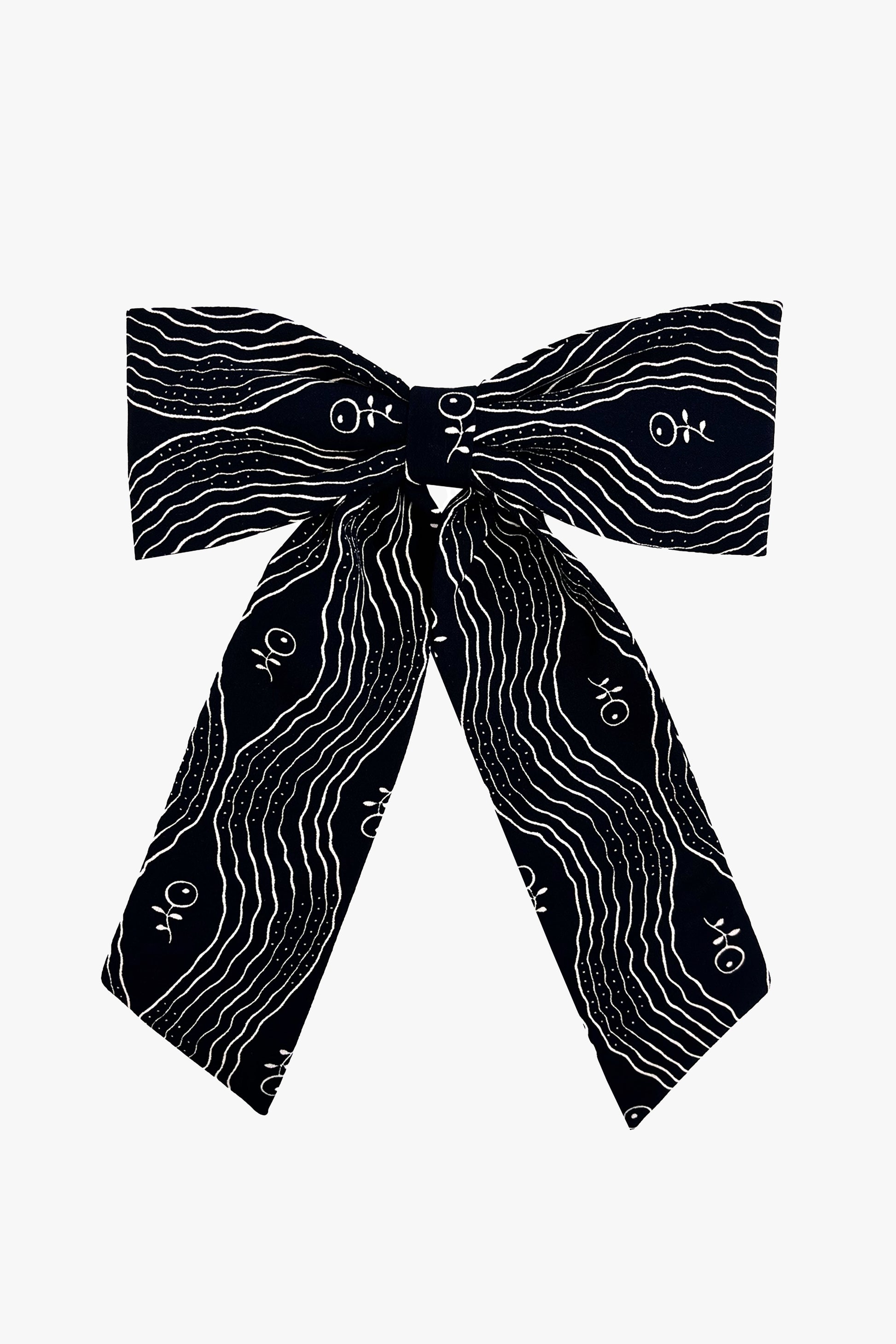 Anna Sui Berry Crepe Bow Hair Clip