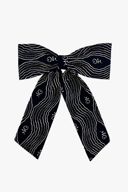 Anna Sui Berry Crepe Bow Hair Clip