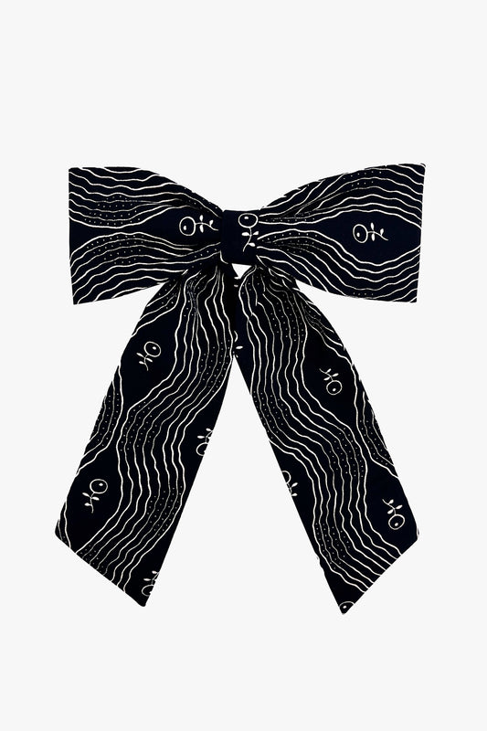 Anna Sui Berry Crepe Bow Hair Clip