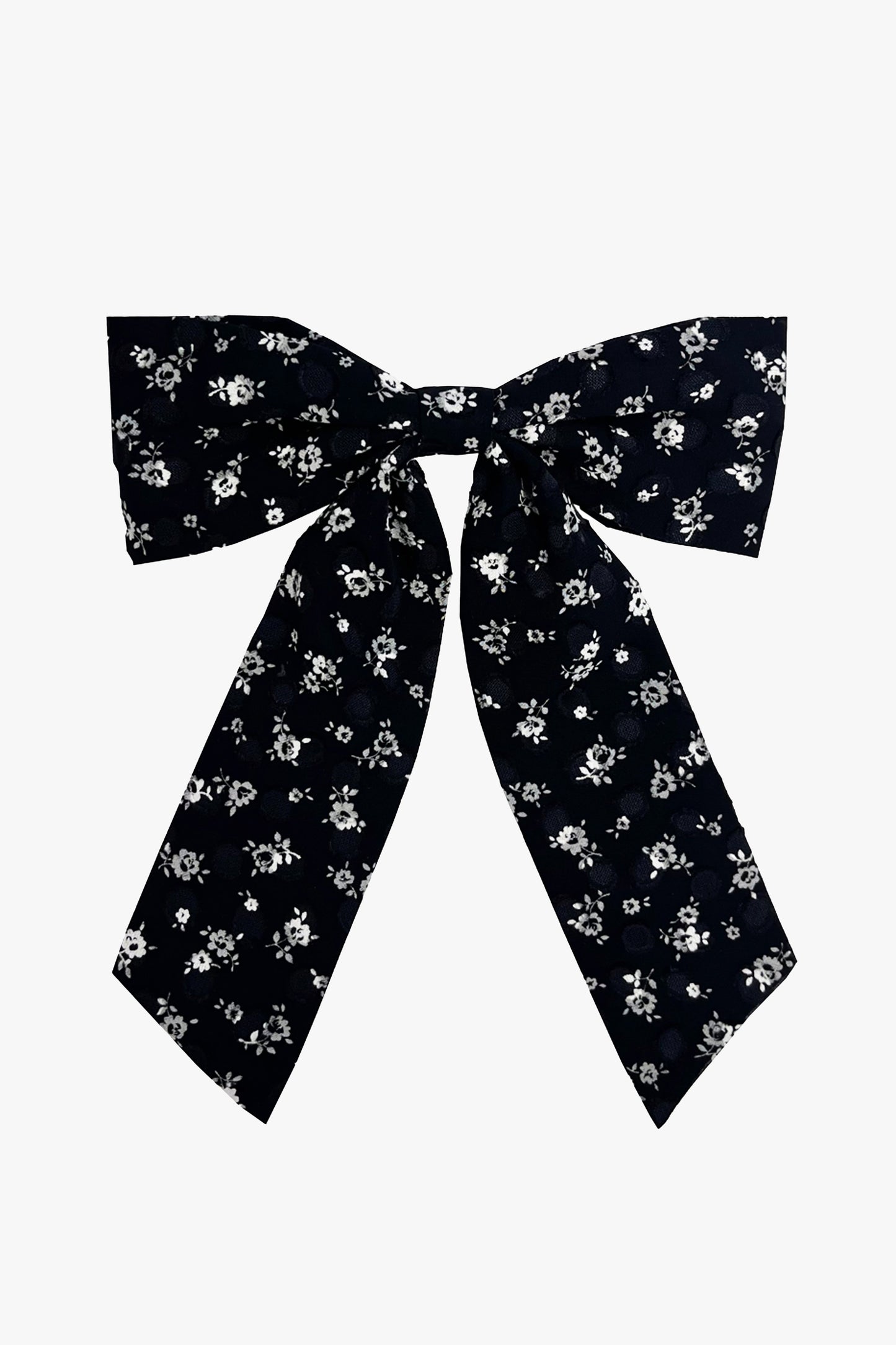 Anna Sui Ditsy Dot Chiffon Bow Hair Clip