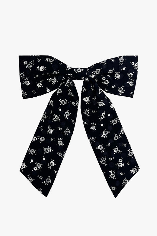 Anna Sui Ditsy Dot Chiffon Bow Hair Clip