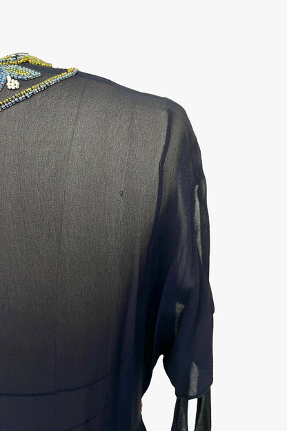 Anna Sui Anna Sui Silk Beaded Top