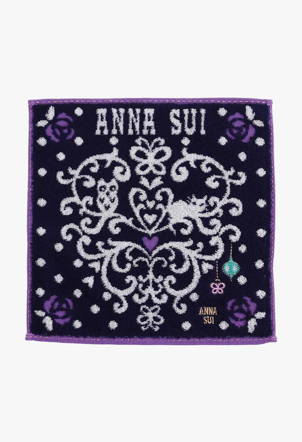 Anna Sui Rose Ornament Washcloth