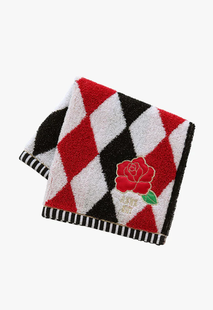 Anna Sui Argyle Rose Washcloth