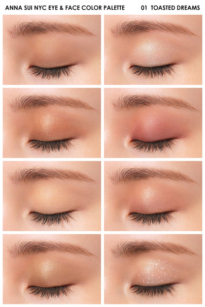 Anna Sui Limited Edition: Toasted Dreams Eye & Face Color Palette and Tint Rouge Set