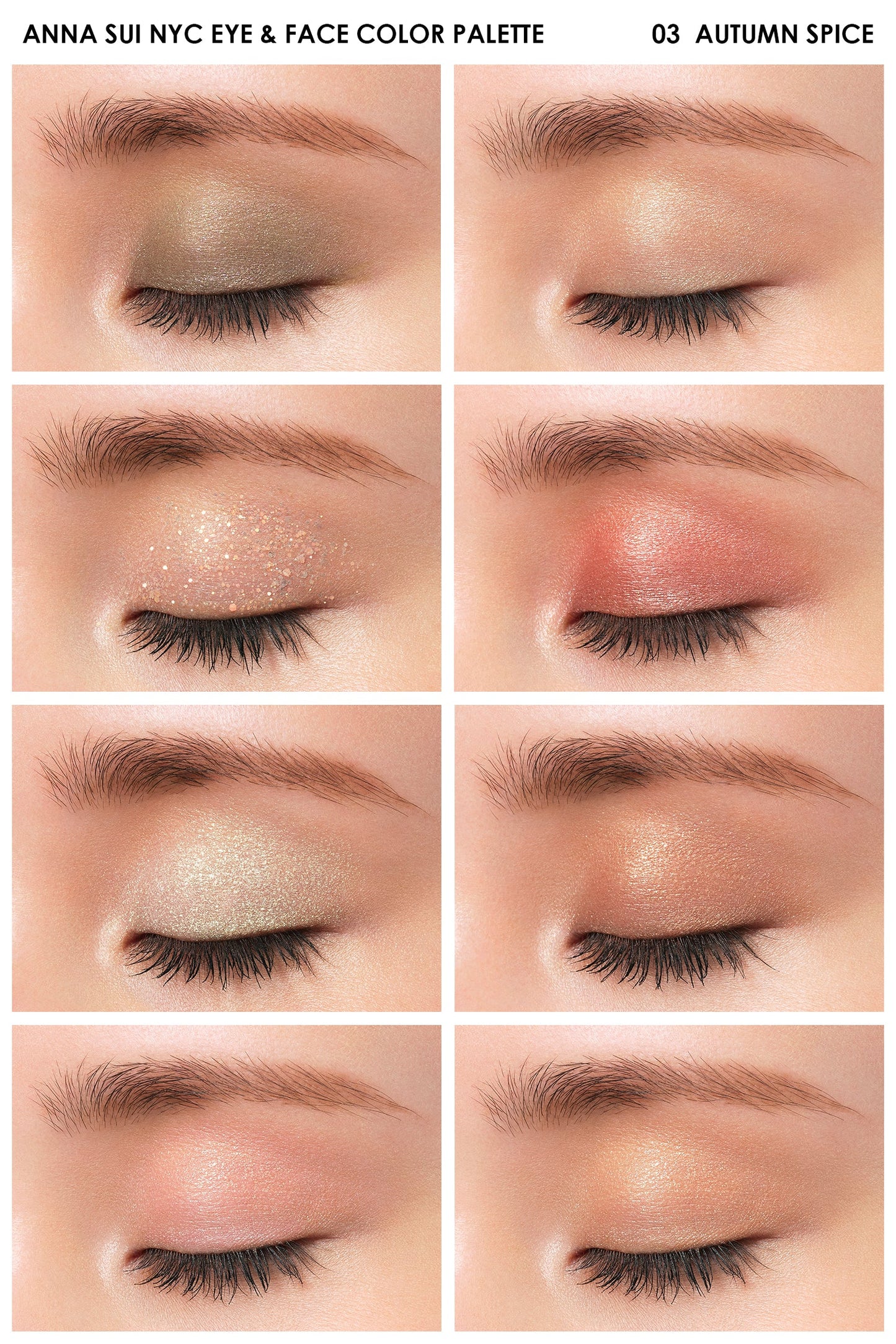 Anna Sui Limited Edition: Anna Sui NYC Eye & Face Color Palette - Autumn Spice