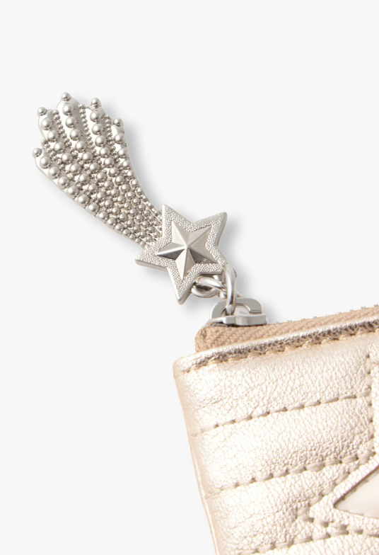 Anna Sui Starstruck Half-Zip Wallet - Gold