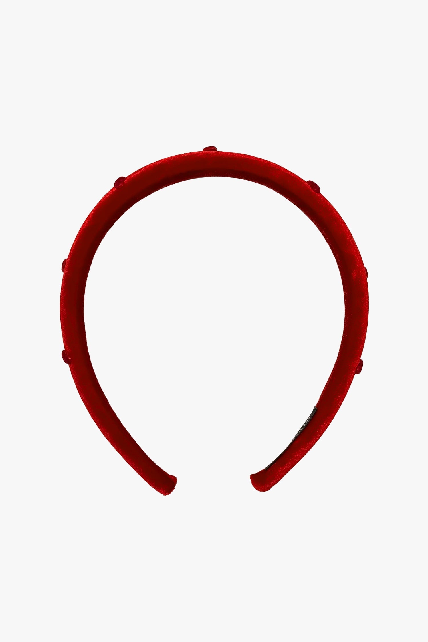 Anna Sui Heartfelt Velvet Headband - Red