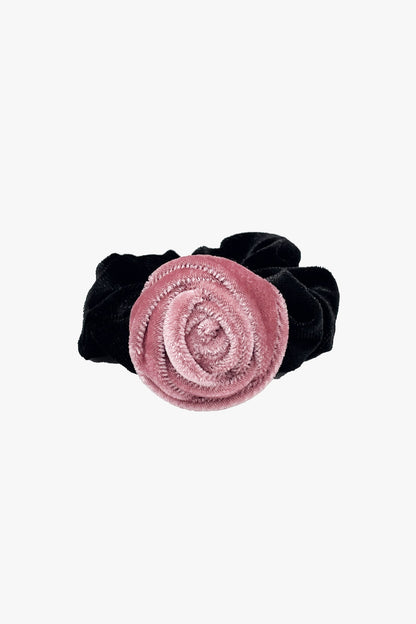Anna Sui Velvet Rosette Scrunchie - Pink