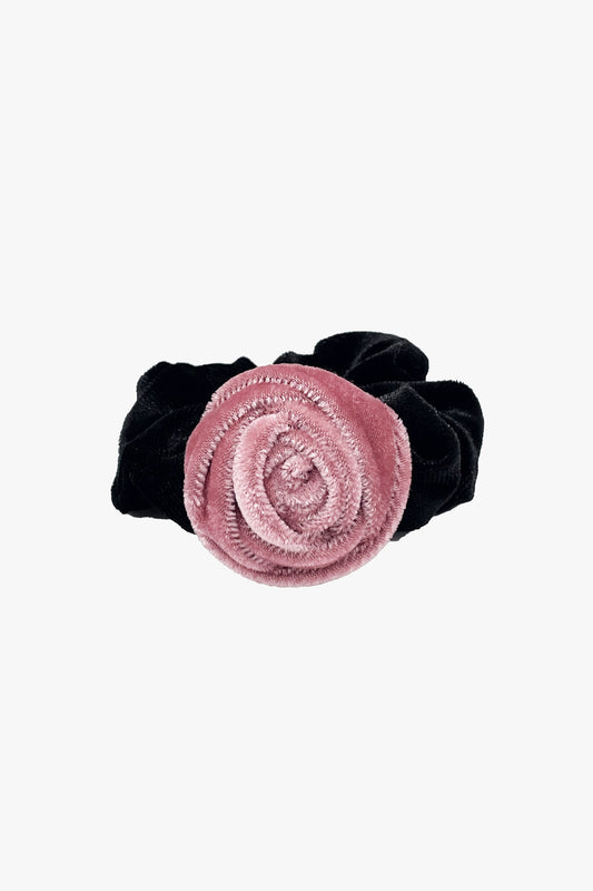 Anna Sui Velvet Rosette Scrunchie - Pink
