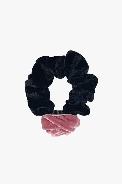 Anna Sui Velvet Rosette Scrunchie - Pink
