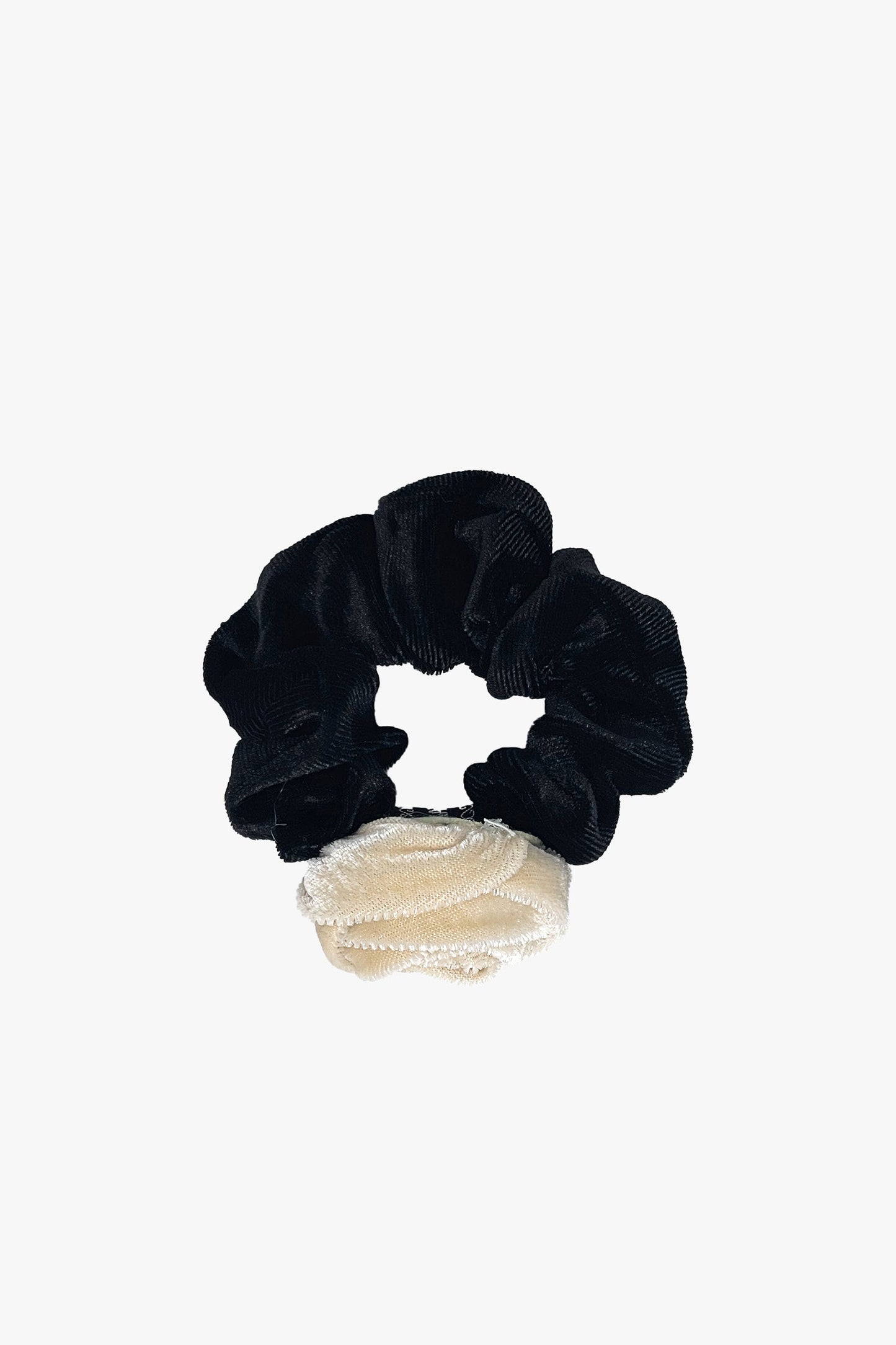 Anna Sui Velvet Rosette Scrunchie - Ivory