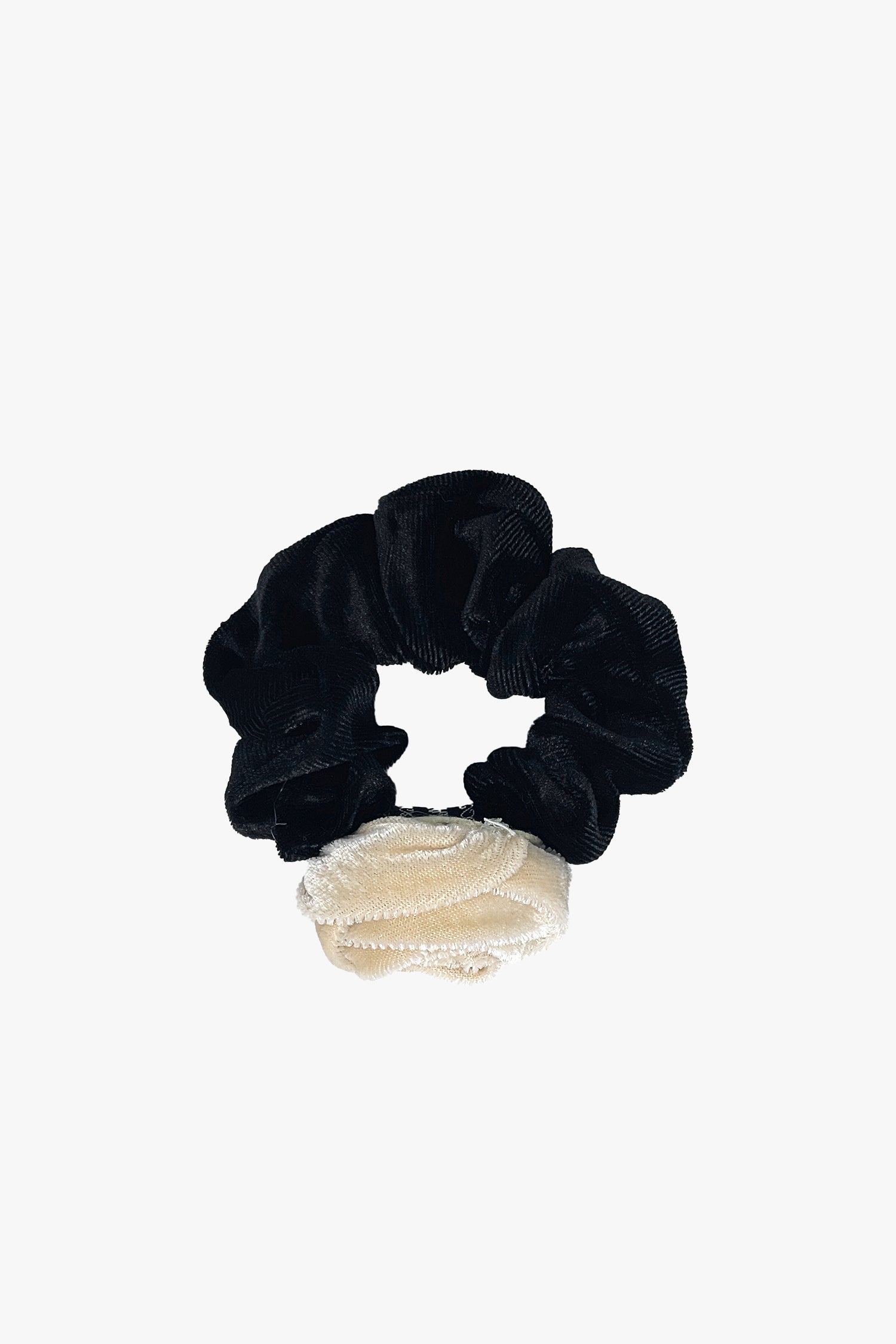 Anna Sui Velvet Rosette Scrunchie - Ivory