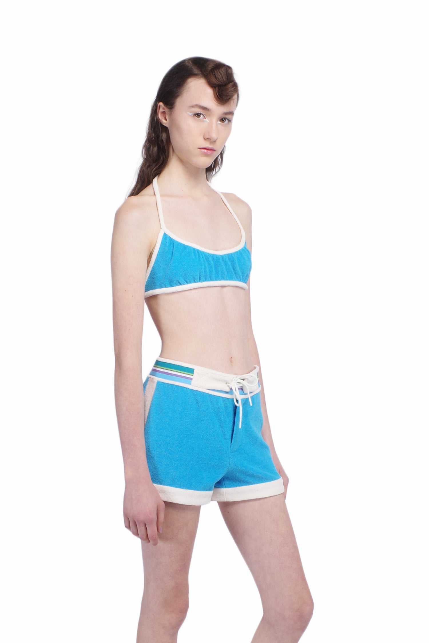 Anna Sui Cabana Terry Bikini Top
