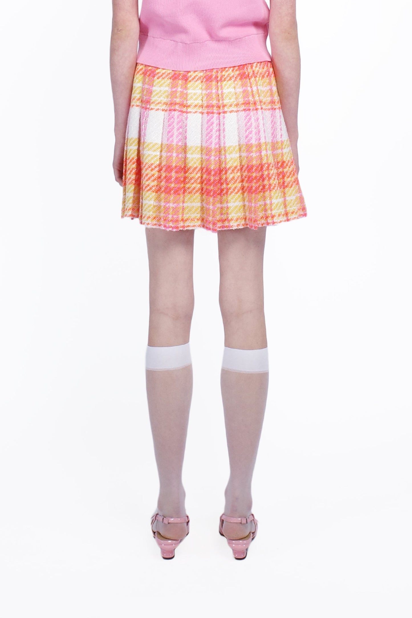 Anna Sui Capri Plaid Kilt