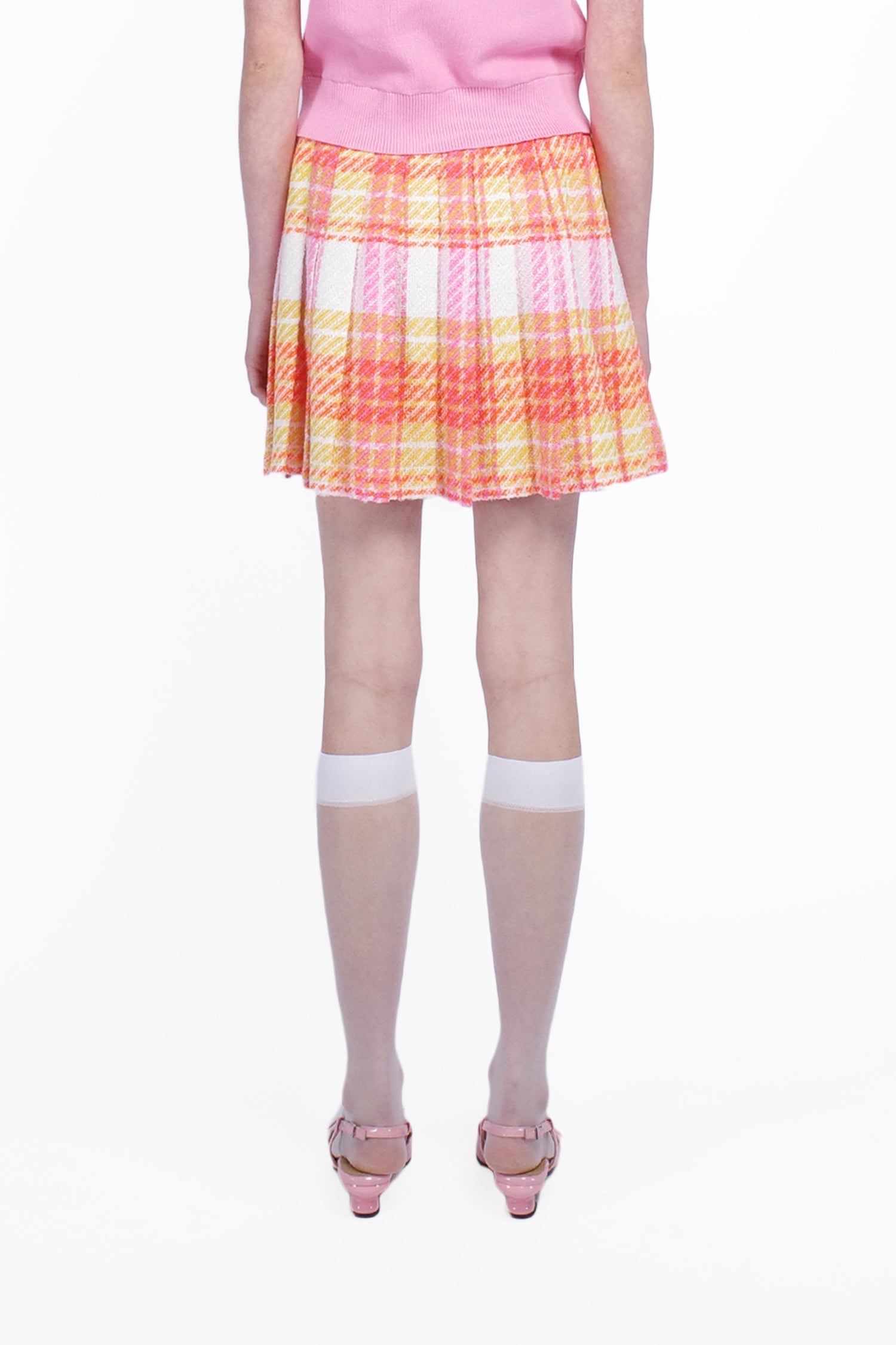 Anna Sui Capri Plaid Kilt