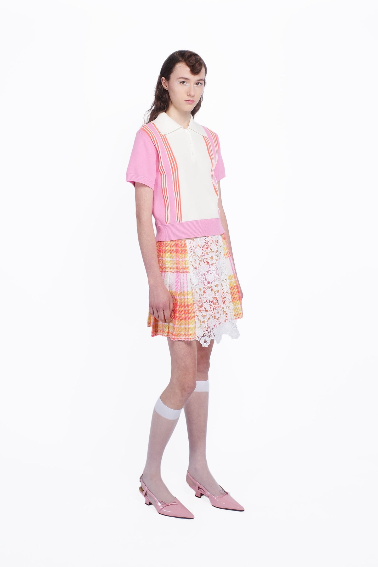 Anna Sui Capri Plaid Kilt