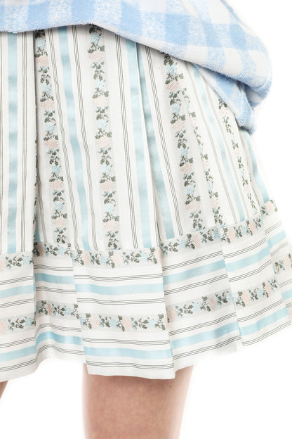 Anna Sui Ribbon Roses Skirt