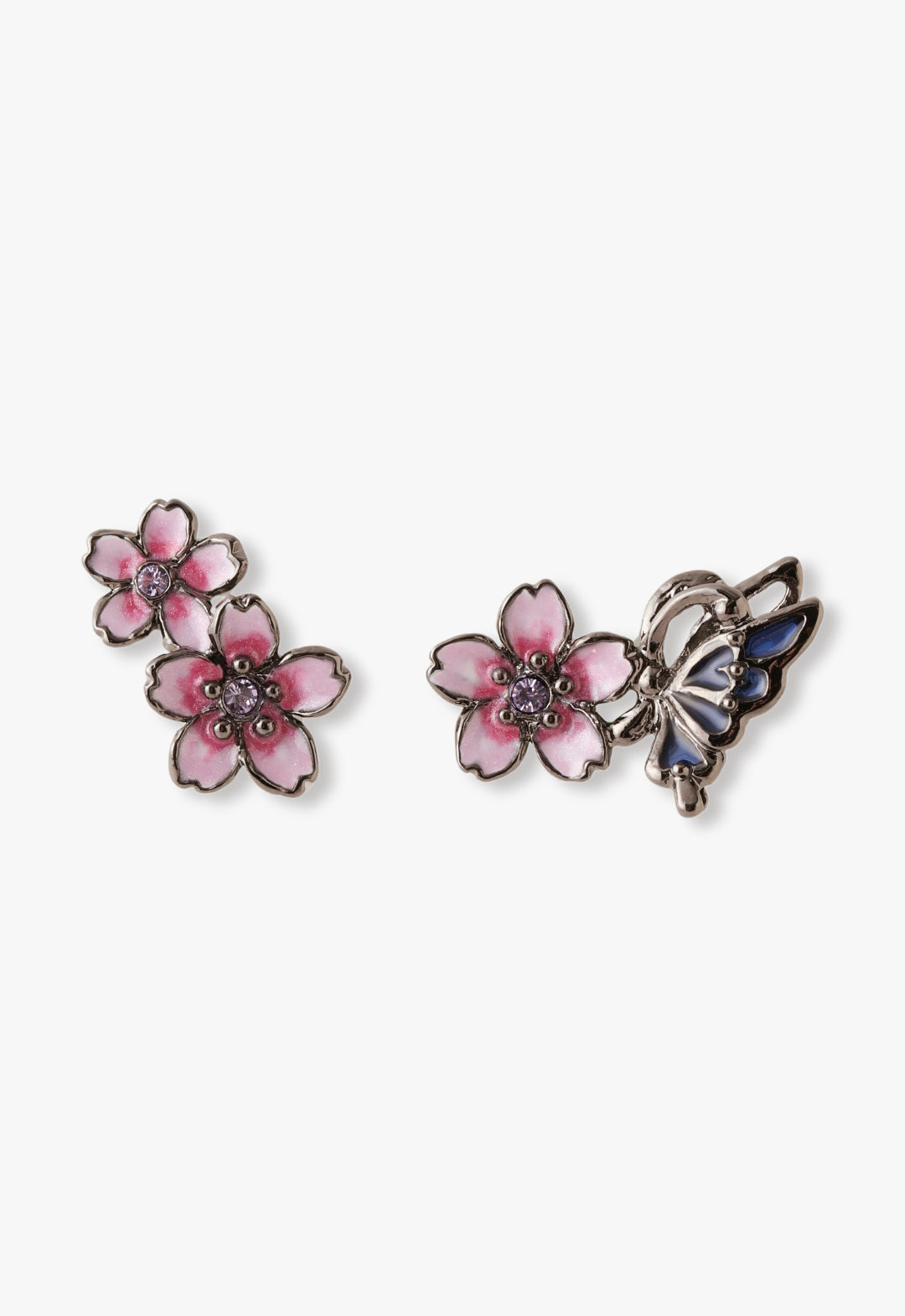 Anna Sui Cherry Blossom & Butterfly Dream Earrings