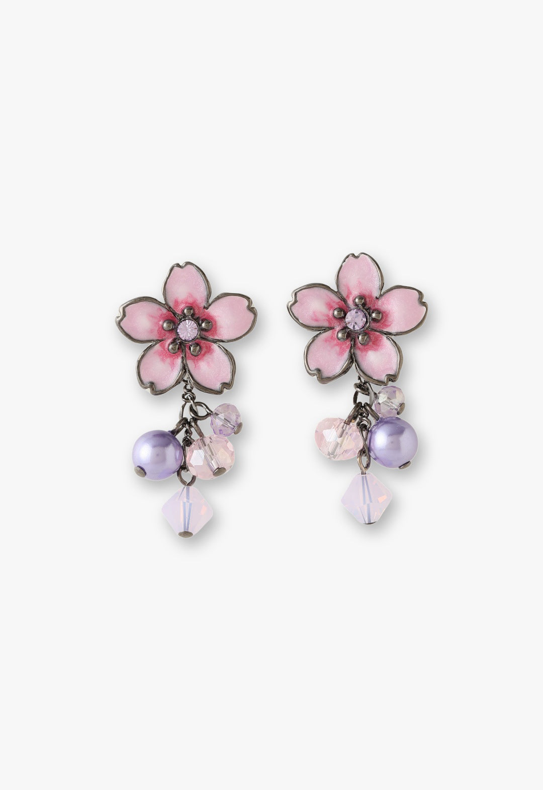 Anna Sui Cherry Blossom Delight Earrings