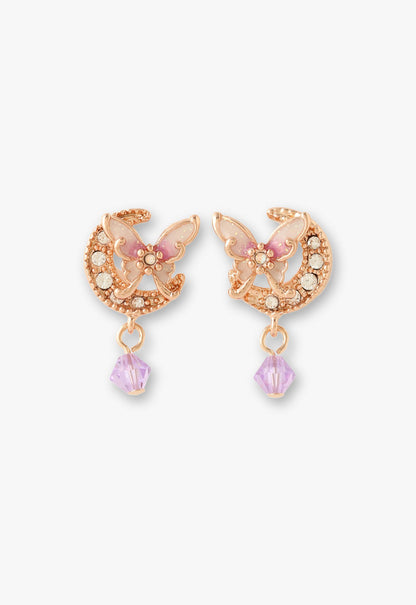 Anna Sui Moonlit Butterfly Earrings