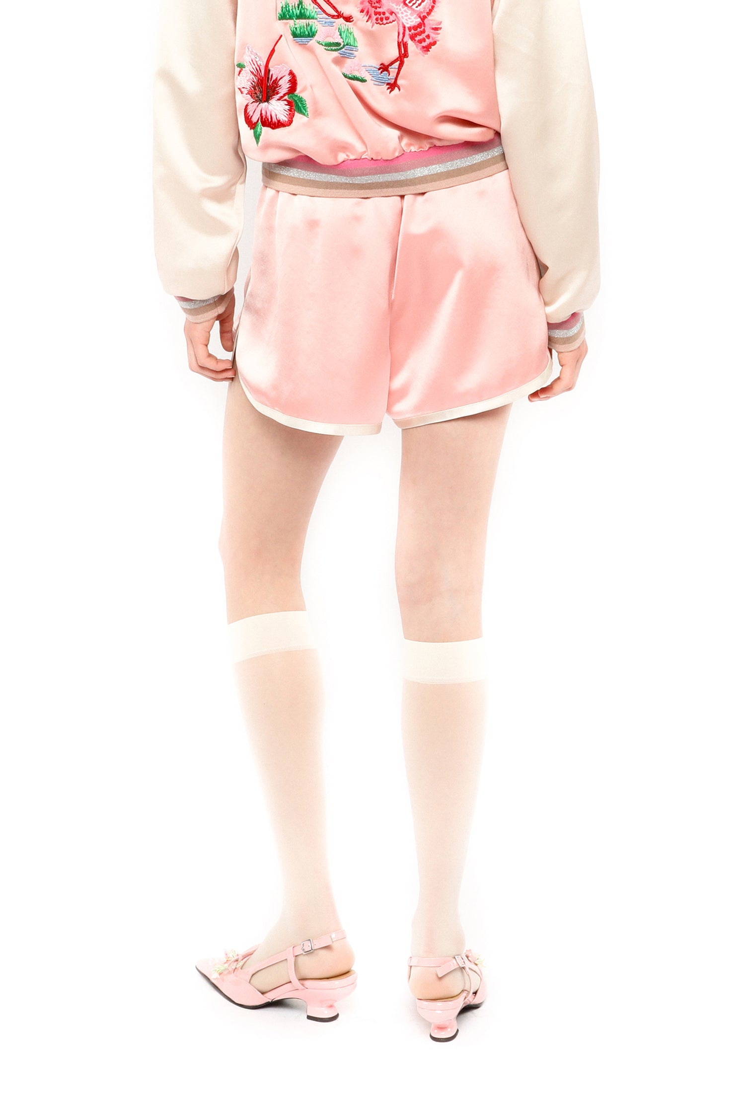 Anna Sui Satin Shorts