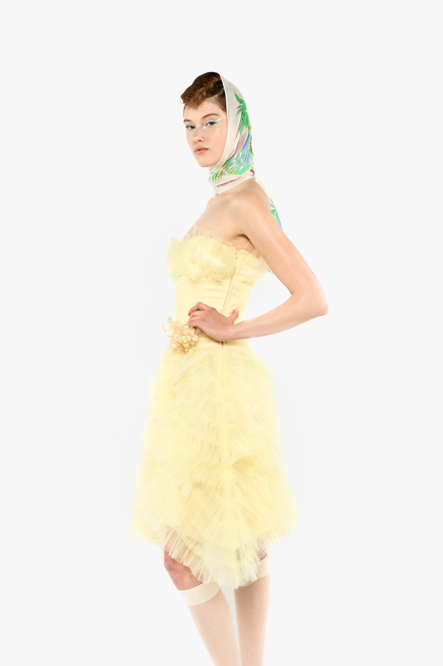 Anna Sui Party Girl Strapless Tulle Dress
