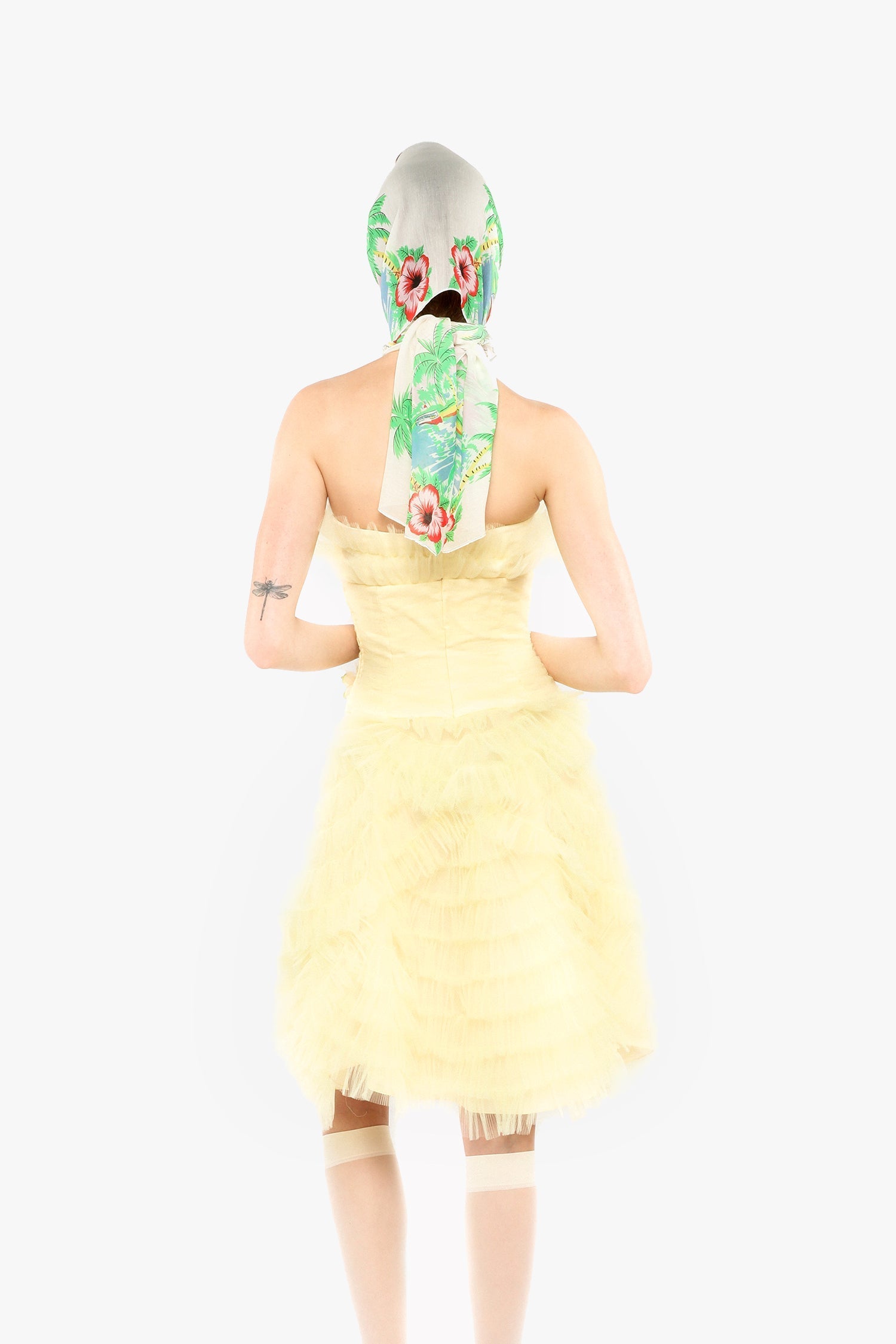 Anna Sui Party Girl Strapless Tulle Dress